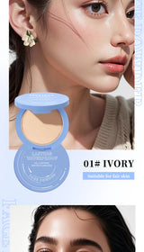 Polvos fijadores mate Ocheal para rostro, control de grasa, ligeros, radiantes, base de maquillaje, polvos compactos, maquillaje de cobertura total, cosmético
