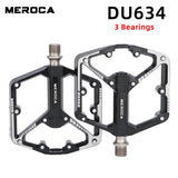 Bicycle Pedals Sealed DU Bearing Nonslip Pedal Mountain Road Bike Cycling Alloy Platform Mtb Pedal