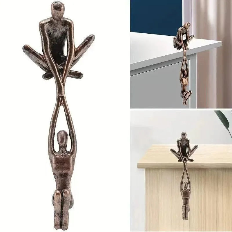 Male Female Dance Art Sculpture Abstract Lover Sculpture Decoration Home Desktop Romantic Couple Dance Resin Sculpture Artwork