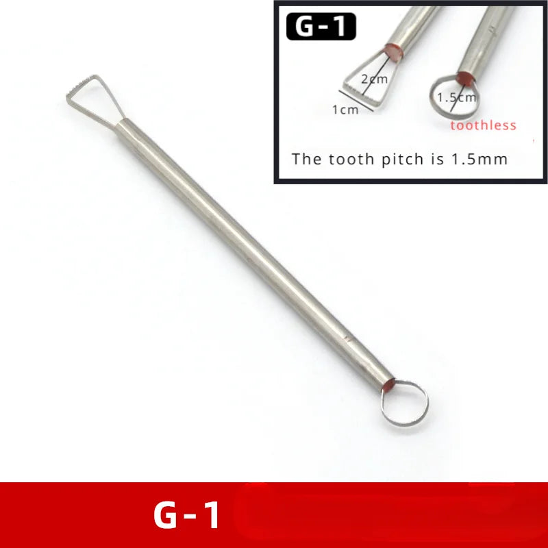 Stainless Steel Clay Sculpture Scraper Ceramic Finishing Blank Tool DIY Pottery Handicrafts Fine Carving Oil Clay Model Scraper