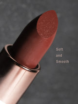 Rouge à lèvres mat soyeux Bare Matte Longue tenue Fini imperméable et brillant, Facile à colorer