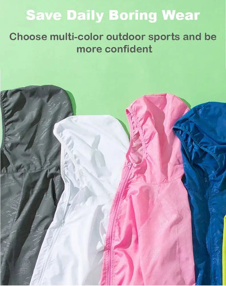 LNGXO Unisex Hiking Jacket Men Women Waterproof Quick Dry Camping Windbreaker Trekking Fishing Rain Coat Outdoor Anti UV Clothes - Lootquake