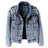 Pearl Denim Coat Women Cotton Spring Autumn Ropa Cardigan Jeans Punk Gothic Bomber Jacket Windbreaker Y2k Women Jackets Korean - Lootquake