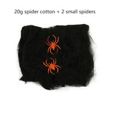 Halloween Decorations Artificial Spider Web Stretchy Cobweb Scary Party Halloween Decoration for Bar Haunted House Scene Props