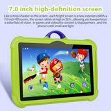 Tablette 7 pouces 5G WiFi 2025 pour enfants, tablettes d'apprentissage et d'éducation pour enfants, Quad Core, 4 Go de RAM, 64 Go de ROM, double caméra, Android 13