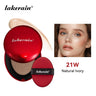 Base de maquillaje en cojín con protector solar Lakerain, resistente al agua, de larga duración, iluminadora, en crema, para mujer, maquillaje facial, cosmética coreana.