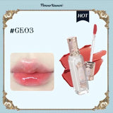 Rouge à lèvres Flower Knows Swan Ballet, brillant à lèvres effet miroir, hydratant et longue tenue, Nostickcup, nourrissant, 3,5 g