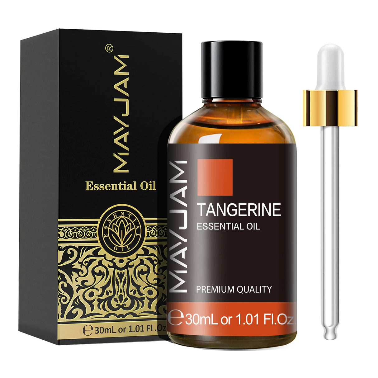 MAYJAM 1PCS 30ML Huile Essentielle d'Aromathérapie Lavande Vanille Jasmin Eucalyptus Menthe Poivrée Huile Aromatique pour Diffuseur Bougie Savon