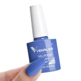 Venalisa Nail Gel Polish 7.5ml #758 Funny Bunny Milky White VIP3 Collection Long Wear Diamond Top Coat Soak Off UV LED Gel Nail