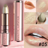 Pearl White Exhibitionist Lipstick Nude Red Pink Matte Lipstick Long Lasting Smudge Proof Waterproof Non-Transfer Formula