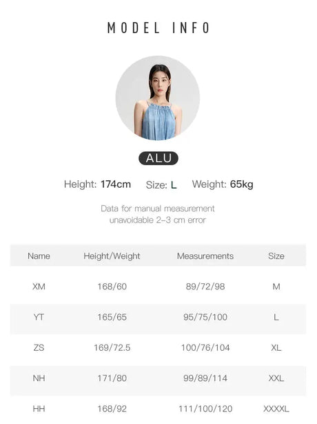 DUSHU Sleeveless Women Long Dress Holiday Style 2024 Summer Strappy Mid-Calf Dress Sashes Decoration Female Dresses 24DS82821 - Lootquake