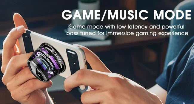 Altavoz Bluetooth inalámbrico con luces RGB, sonido estéreo y soporte para teléfono: minialtavoz portátil de viaje para iPhone y Android.