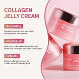 Crema de colágeno en gel que mejora la elasticidad de la piel, reafirmante, calmante, hidratante, antienvejecimiento, firmeza, hidratación, cuidado de la piel, gel facial.