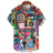 Hawaiian Three-Dimensional Eye Fashion Shirts For Men 3d Print Casual Short Sleeved Summer Tops Funny Clothes For Man Clothing - Lootquake