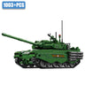 Military WW2 MOC Leopard 2A7 Army Main Battle Tank Soldiers Building Blocks Bricks M1 T90M Tank Set For Children Boys Gifts - Lootquake