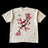 Vintage Harajuku Classic Peach Blossom Print Casual Street Short Sleeve Round Neck T-shirt Y2k Large Kawaii T-shirt Women  Goth - Lootquake