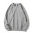 Solid Colors Men's Crewneck Sweatshirt,Cotton-blend Pullover - Lootquake