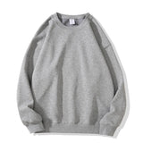 Solid Colors Men's Crewneck Sweatshirt,Cotton-blend Pullover - Lootquake