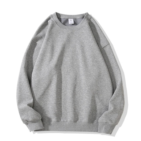 Solid Colors Men's Crewneck Sweatshirt,Cotton-blend Pullover - Lootquake