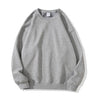 Solid Colors Men's Crewneck Sweatshirt,Cotton-blend Pullover - Lootquake