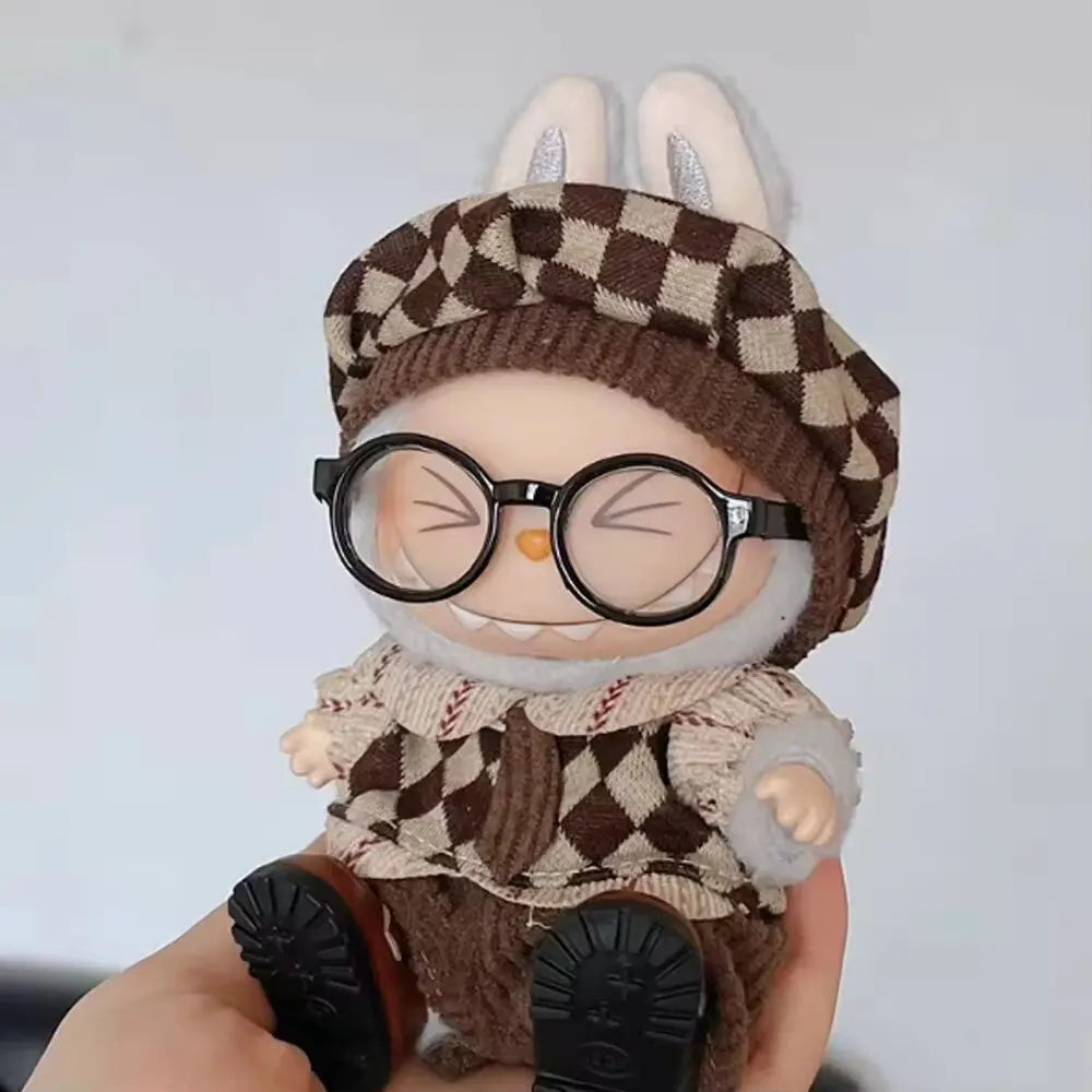 Tenue de mini-poupée Labubu Fashion - Tenue de sport élégante et décontractée pour Labubu Idol V1 V2 de 17 cm - Accessoire cadeau pour collectionneur