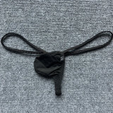 Mini Ice Silk G-string Men Sexy Underwear Low Rise Micro Bikini Trunks Bulge Pouch T-back Thongs Erotic Panties Soft Underpant - Lootquake