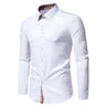 Plaid Color Block Navy Shirt Men 2024 Spring New Slim Fit Long Sleeve Mens Dress Shirts Party Casual Male Social Shirt - Lootquake