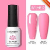 BORN PRETTY 10ml Reflective Glitter Gel Nail Polish Carat Mirage Sparkling Color Shine UV LED Soak Off Semi-Permanant Varnish