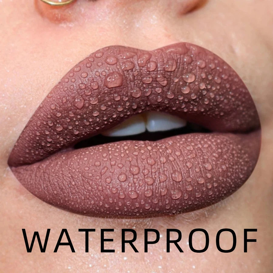 Luxurious Lip Glaze - Dewy Long-Lasting Wear, Waterproof & Moisturizing, High Pigment Lip Tint Oil, Essential Beauty Makeup for