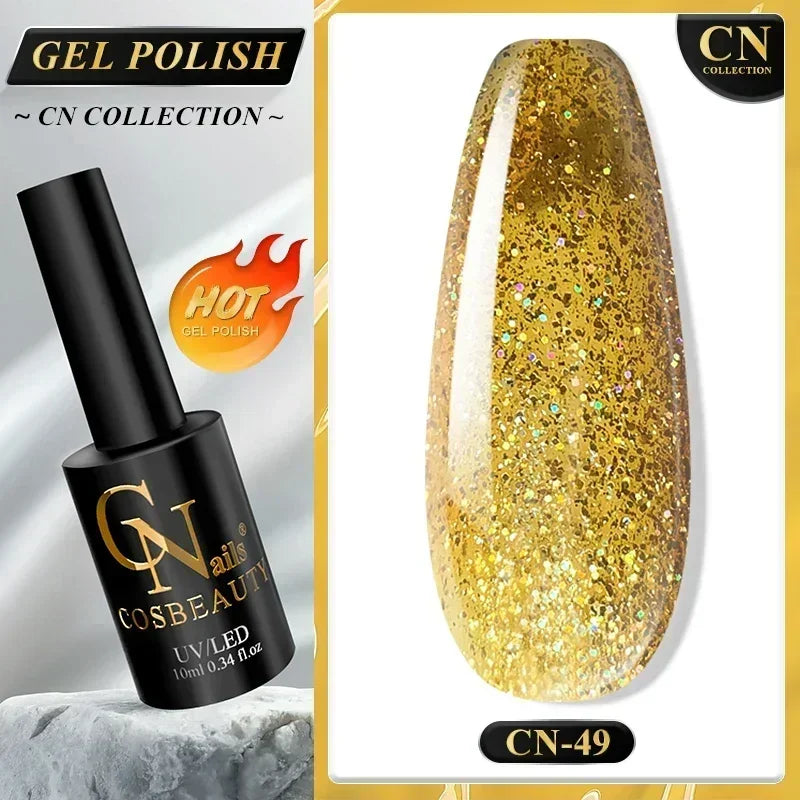 CNails No Wipe Gel Top Coat Clear Gel Base Coat Varnish Soak Off Flash Top Coat UV/LED Nail Art Accessories Matte Nail Polish