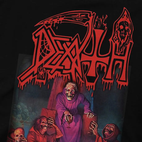 Funny Death Scream Bloody Gore T-Shirt Men Round Neck 100% Cotton T Shirts Sabbath Short Sleeve Tee Shirt Gift Tops - Lootquake
