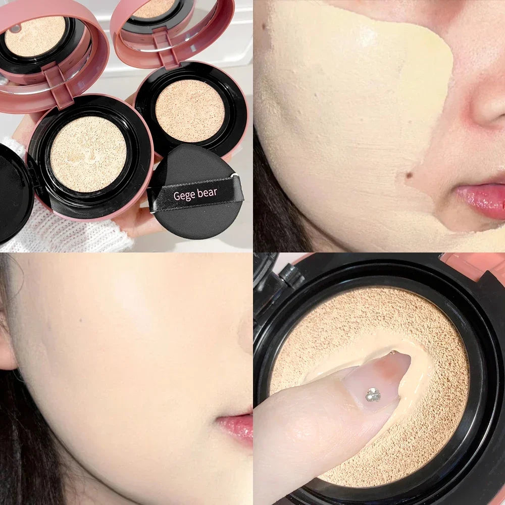 Base de maquillaje con cojín de aire BB Cream, cobertura total, resistente al agua, duradera, control de grasa, corrector CC Cream, base de maquillaje facial, cosmética coreana