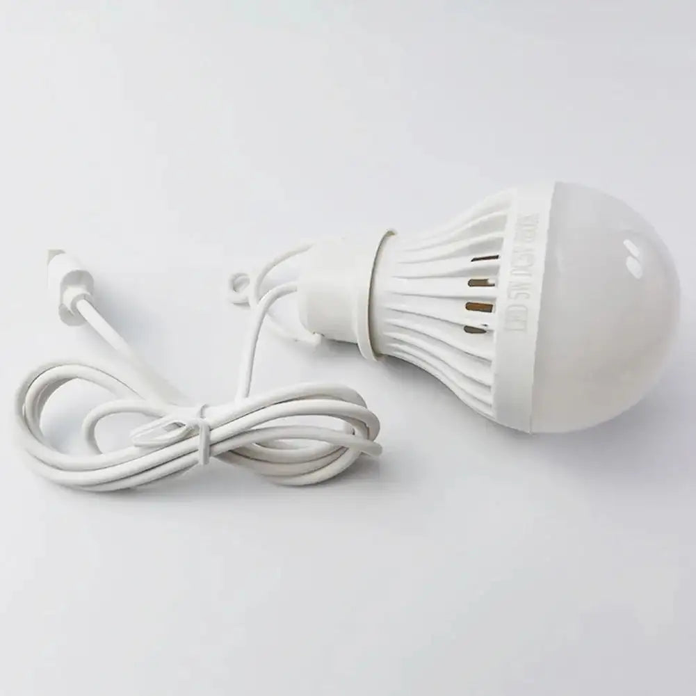 USB Light Bulb LED Camping Light Bulb Portable Camping Lantern Hanging Cord Tent Light for Camping Emergency Truck Fishing Boat - Lootquake