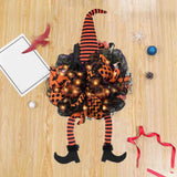 Halloween Witch Wreath Festive Atmosphere Decorative Wreath Door Hanging Wall Hanging Decoration Halloween Party Welcom Decor