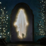 Halloween Hologram Ghost Mirror Spooky Scary Ghosts Indoor Decor Halloween Room Decor Hallowmas Party Supplies