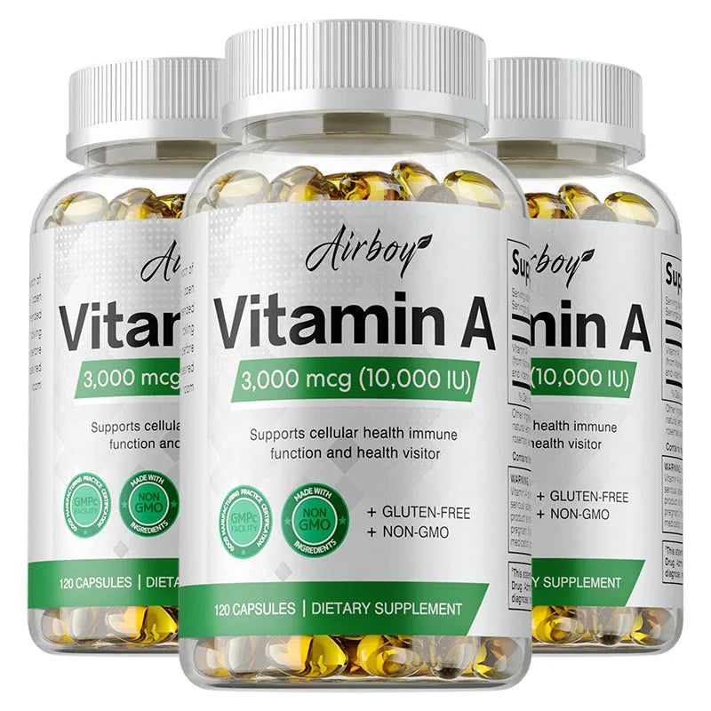 Vitamina A: favorece la salud de la piel y los ojos, la actividad antioxidante, el sistema inmunitario y la función reproductiva.