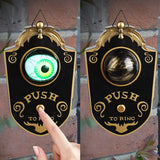 Decoração de halloween led pendurado campainha de um olho brilhante globo ocular som de terror festa de halloween decoração de c