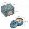 Coffret de bougies parfumées, 1 pièce, motif arabe islamique, pot de bougie parfumée, sans fumée, pour couples, bougies d'encens romantiques