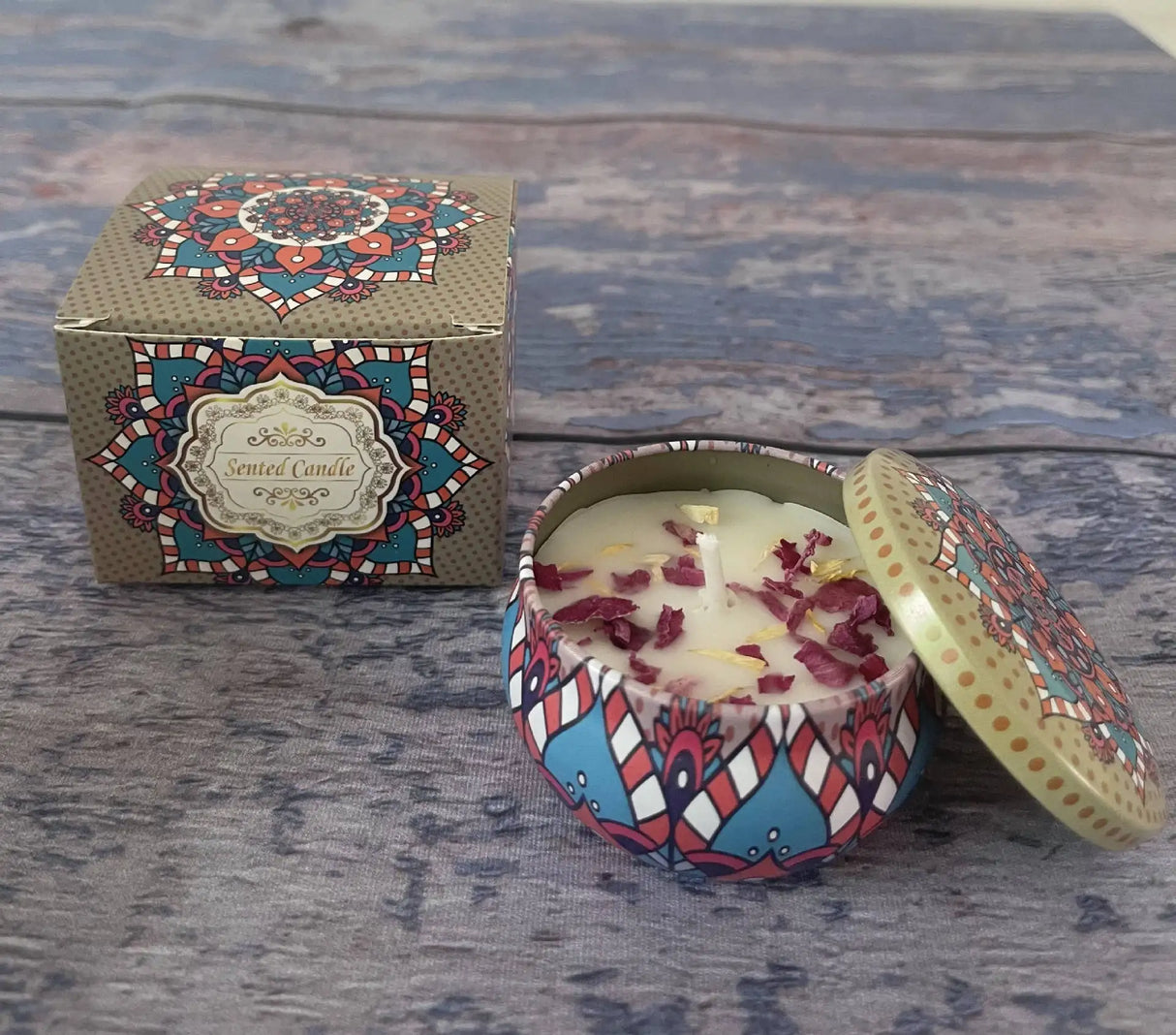 Dried Flower Aromatherapy Soy Candle Plant Essential Oil Incense Candle Deodorant Refreshing Aromatherapy Candle Birthday Candle
