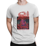 Funny Death Scream Bloody Gore T-Shirt Men Round Neck 100% Cotton T Shirts Sabbath Short Sleeve Tee Shirt Gift Tops - Lootquake