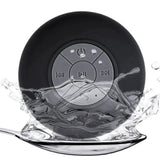 Altavoz Bluetooth inalámbrico resistente al agua con ventosa para coche y ducha.