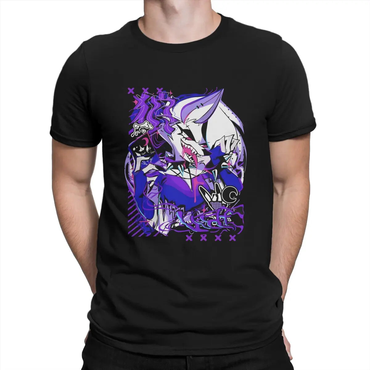 H-Helluva boss Loona Hip Hop TShirt H-Helluva boss Casual T Shirt Hot Sale Stuff For Men Women - Lootquake