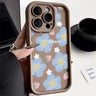 Oil Painting Flower Phone Case For iPhone