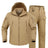 5XL Shark Skin Soft Shell Autumn and Winter Plush Thickened Mountaineering Tactics Training Breathable Windproof Charge Suit - Lootquake
