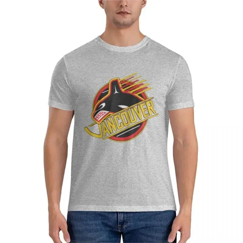 RARE: Vancouver Hockey - Retro Canucks Classic T-Shirt mens cotton t shirts mens short sleeve t shirts mens tall t shirts - Lootquake