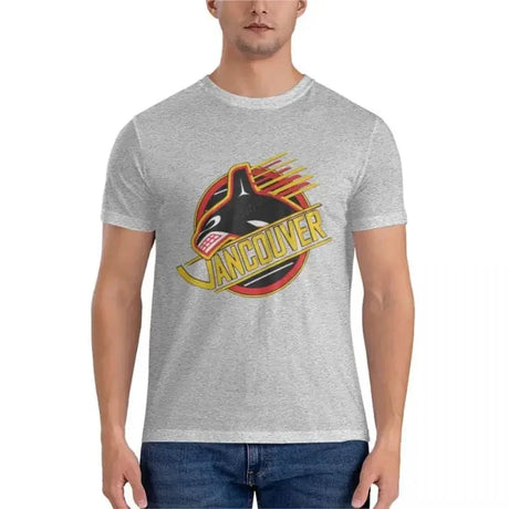 RARE: Vancouver Hockey - Retro Canucks Classic T-Shirt mens cotton t shirts mens short sleeve t shirts mens tall t shirts - Lootquake