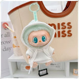 Vêtements de poupée Labubu, ensemble sweat à capuche et pantalon tendance, accessoires pour poupées Labubu Idol V1 V2, peluche universelle de 15/17 cm