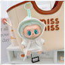 Vêtements de poupée Labubu, ensemble sweat à capuche et pantalon tendance, accessoires pour poupées Labubu Idol V1 V2, peluche universelle de 15/17 cm