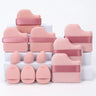 12 Piece All Purpose Makeup Sponge Set with Loose Powder Puffs Mini Air Cushion Puffs Beauty Eggs and Mini Beauty Sponges