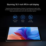 Tablette Alldocube iplay 60S 4G-LTE/WiFi 10,1 pouces, 4 Go + 8 Go de RAM, 128 Go de ROM, système d'exploitation Android 14, grande batterie 6200 mAh, Wi-Fi 6